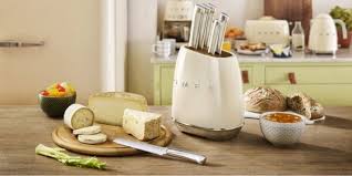 Bloco de facas do Chef Smeg