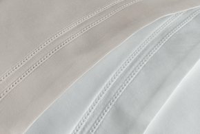 Par de Fronhas Galieno - 50cm x 90cm - 300 fios - 100% algodão - Branco