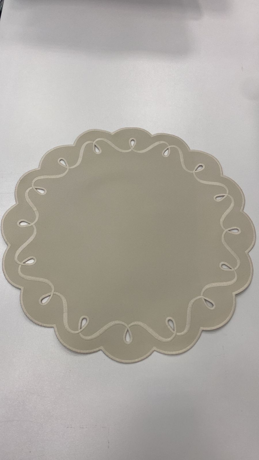 Sousplat Tecido - Bege