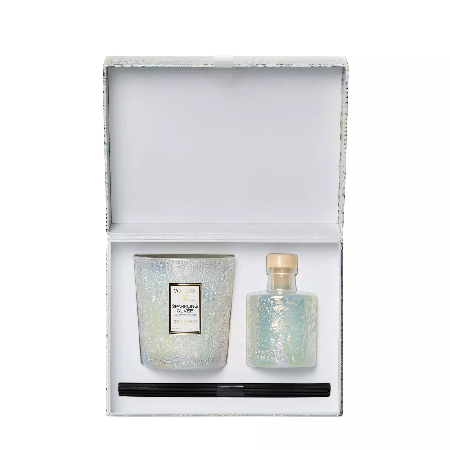 Kit Vela Copo 60H + Difusor De Ambiente 100 ml Sparkling Cuvee Voluspa