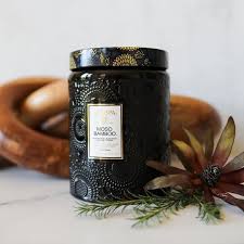 Vela Voluspa com tampa - Bambu