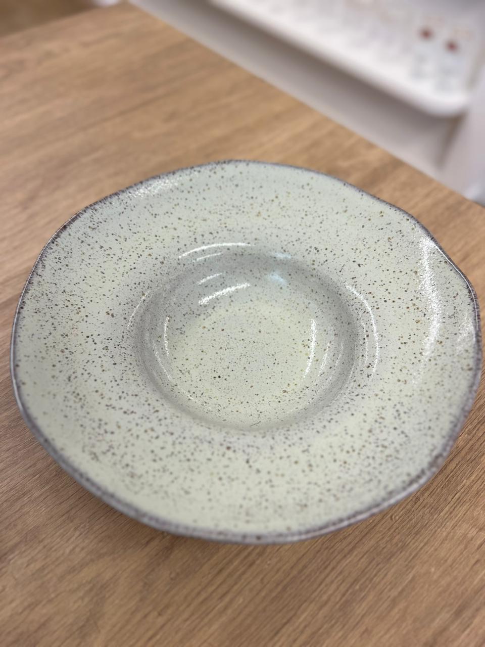 Prato para Massas - Cerâmica - Pistachio