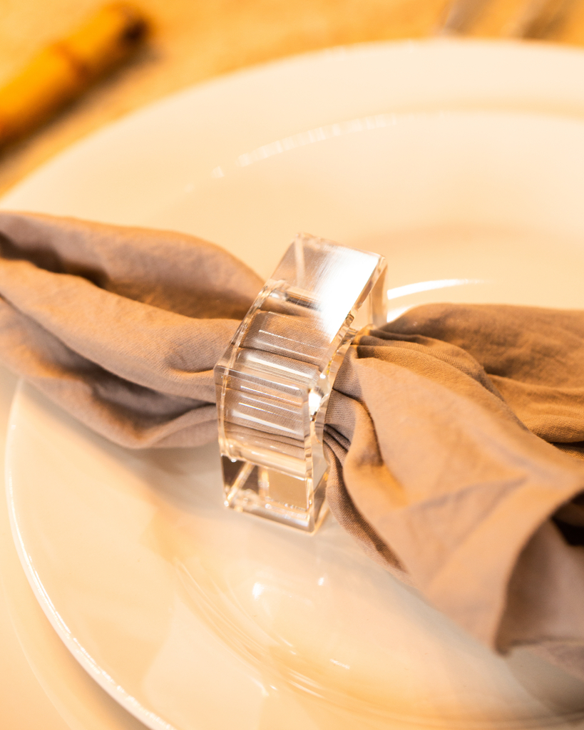 Anel guardanapo - acrílico