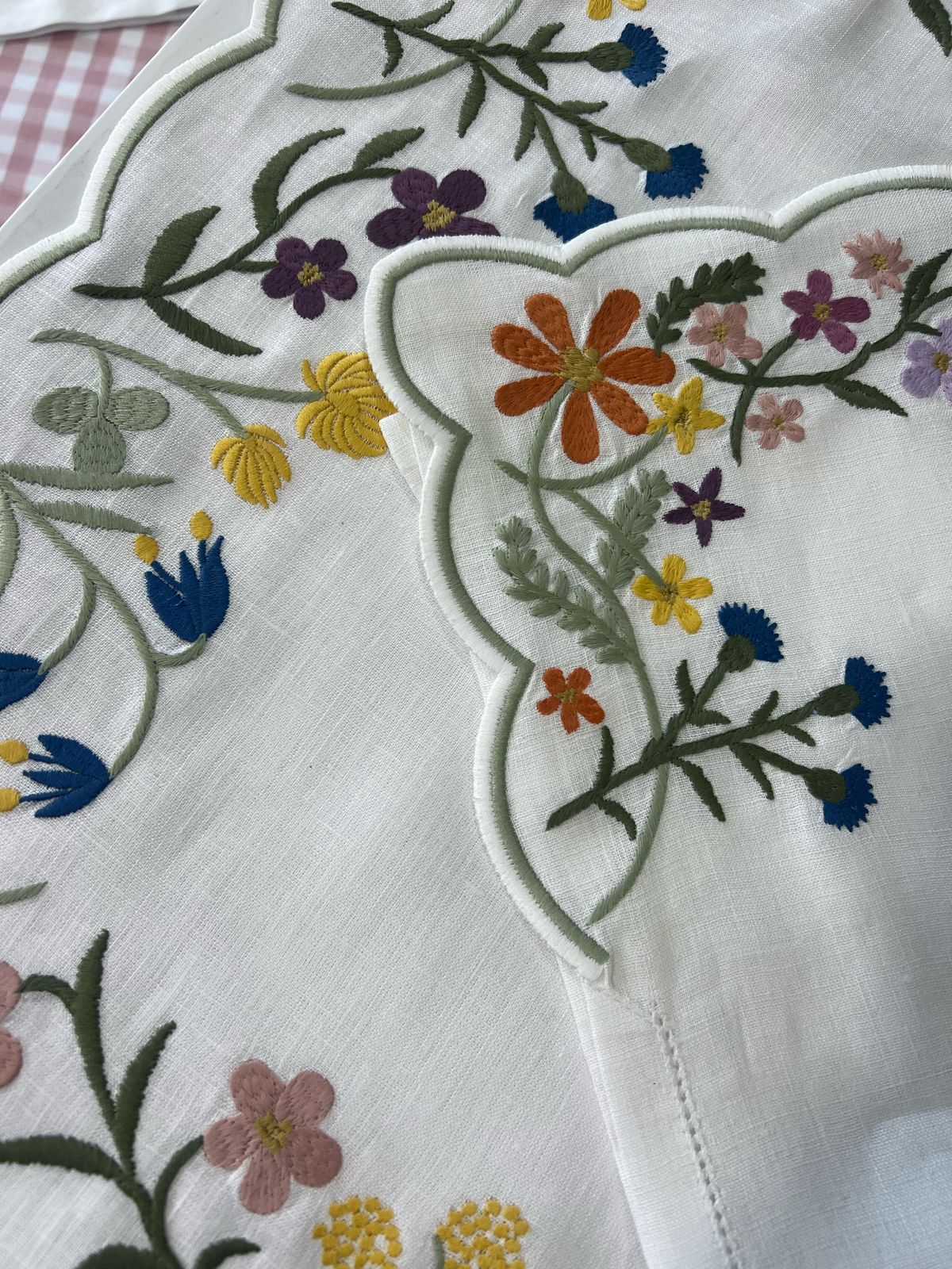 Lugar americano (6 guardanapo + 6 americano)