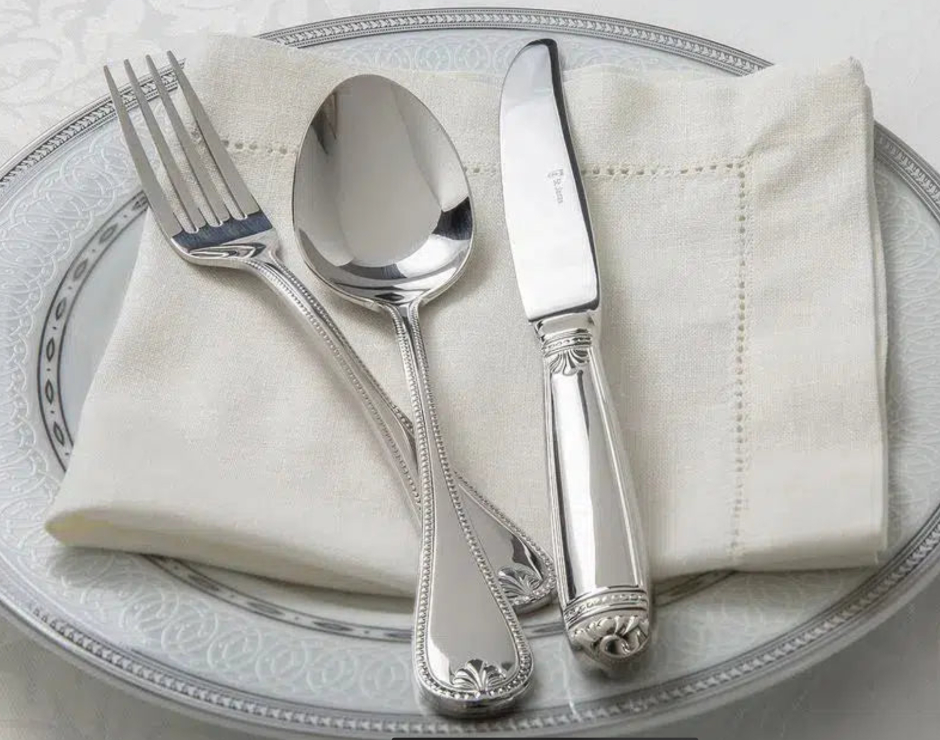 Faqueiro St. James 101 Peças Pearl Inox