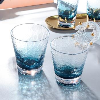 Copo baixo acrílico - azul