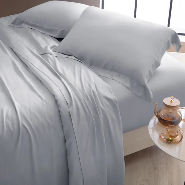 Jogo de cama bambu king - branco