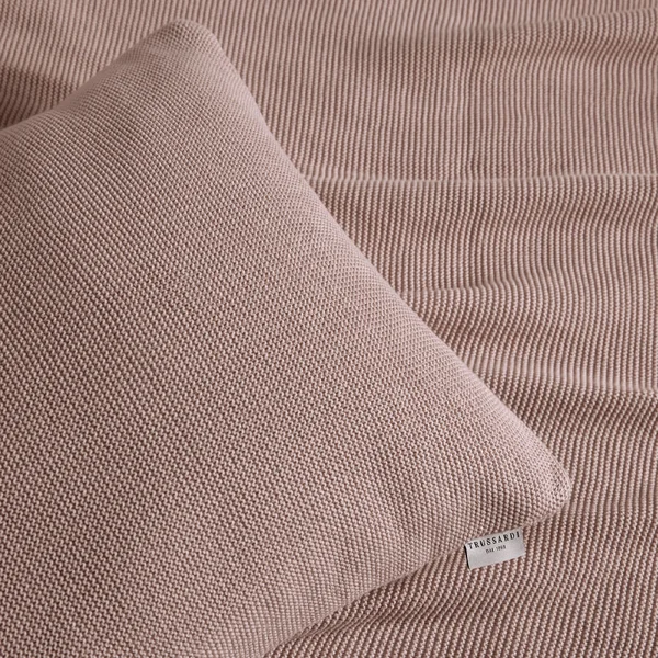 Almofada tricô Giovanella - rosa