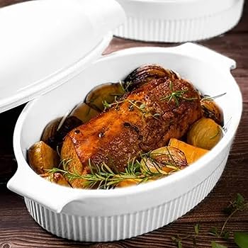 Roaster em porcelana - branco